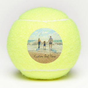 Personalizado Foto y bolas de tenis de texto tu pr