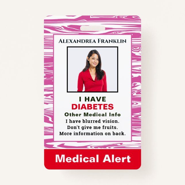 Personalizado fotográfico de tarjeta de identifica (Anverso)