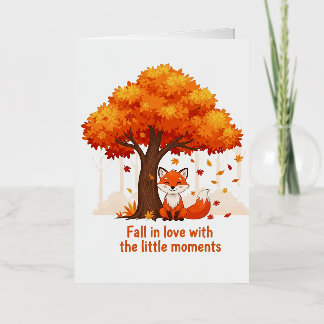 Personalizado Fox en otoño con Ilustracion de coti