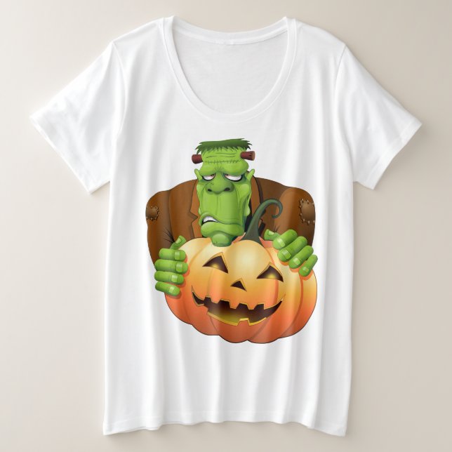 Personalizado Frankenstein con Calabaza (Anverso del diseño)