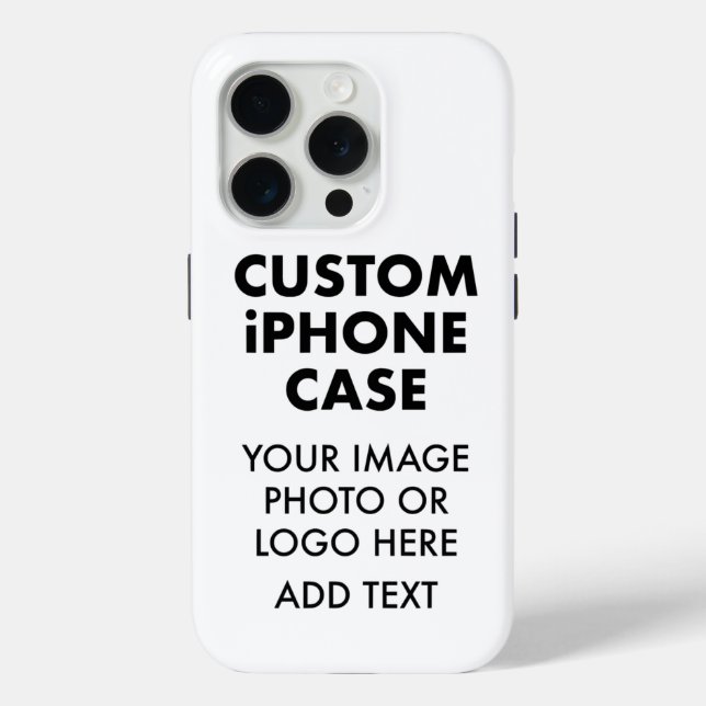 Personalizado FUNDA de iPHONE 15 PRO TOUGH (Reverso )