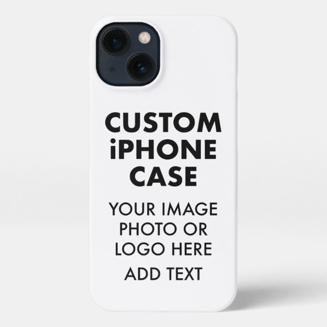 Personalizado FUNDA de PRESUPUESTO para iPHONE 13 (Reverso )