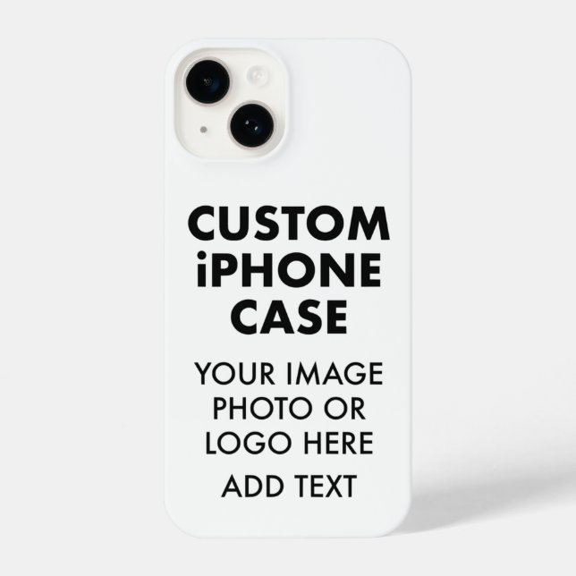 Personalizado FUNDA de PRESUPUESTO para iPHONE 14 (Reverso )