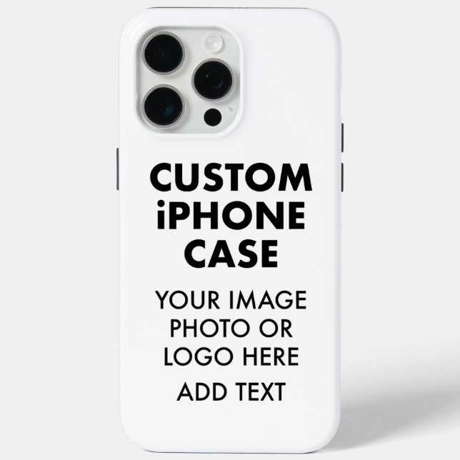 Personalizado FUNDA DURO para iPHONE 15 PRO MAX (Reverso )