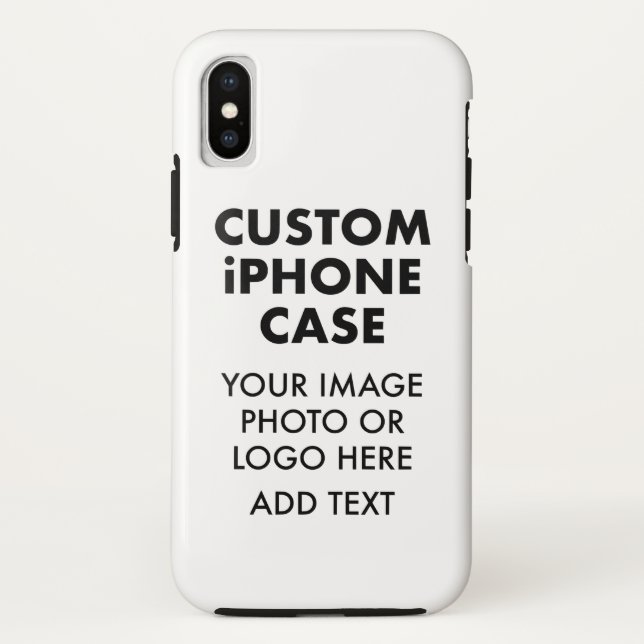 Personalizado FUNDA MATE TOUGH de iPHONE XS FUNDA (Reverso)
