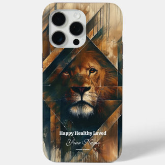 Personalizado: Funda Regal Lion iPhone 15 ProMax