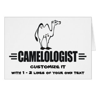 Personalizado Funny Camel