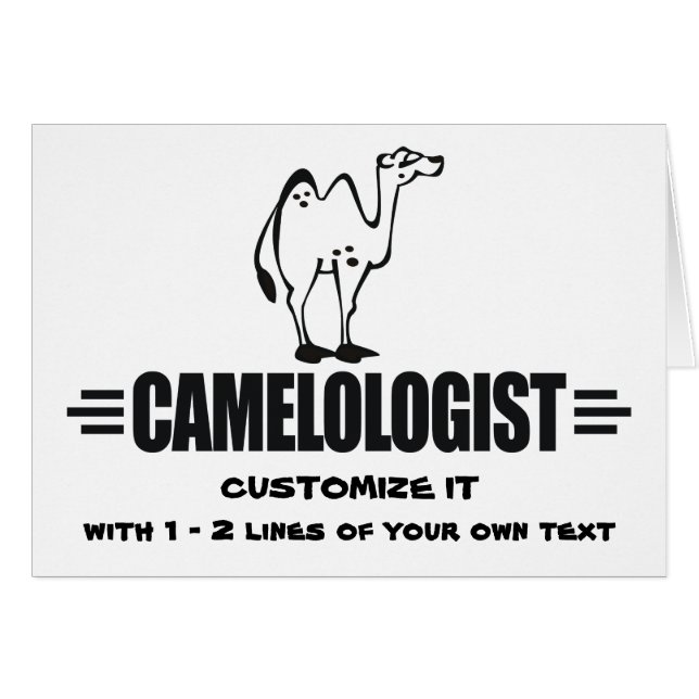 Personalizado Funny Camel (Anverso (Horizontal))