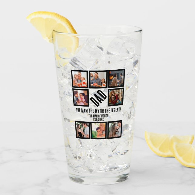 Personalizado Funny Padres Día de papá Regalo 8 Co (Anverso (hielo))