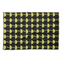 Personalizado Funny Yellow Umbrella Pattern Toalla