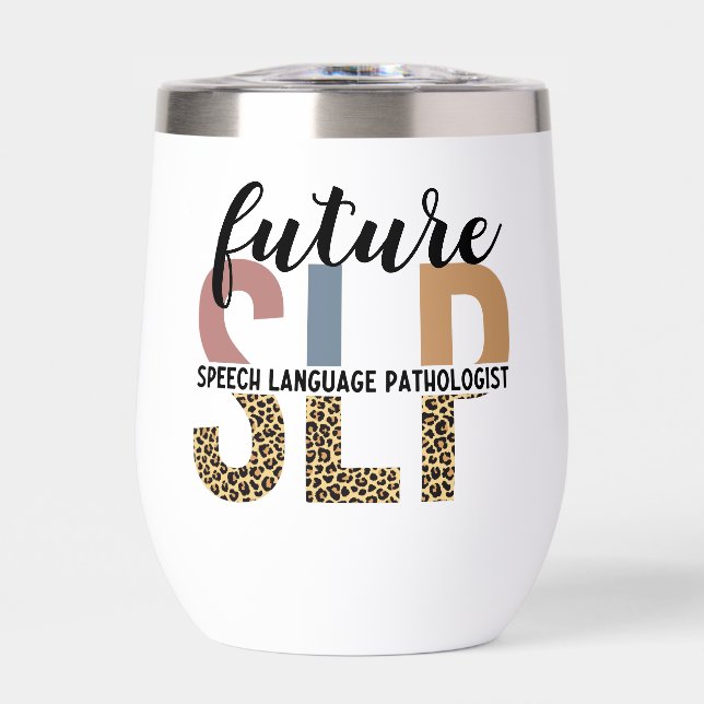 Personalizado Futuro SLP Speech Pathólogo Leopard  (Frente)