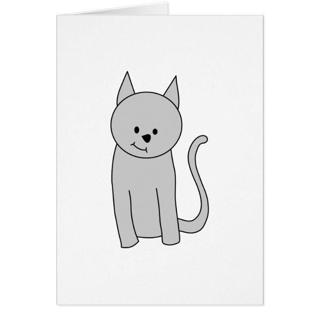 Personalizado Gato Gris. (Frente)