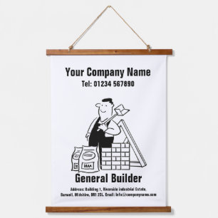 Personalizado General Builder Diseño Tapiz colgant