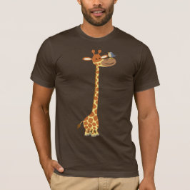 Personalizado Giraffe y camiseta de amigo