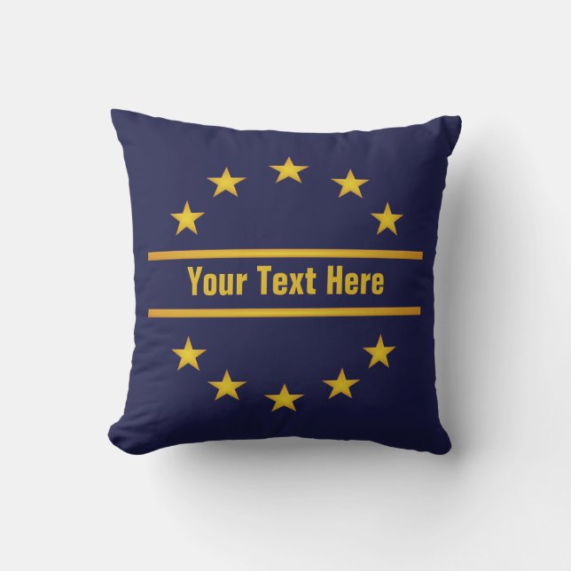 PERSONALIZADO GOLDEN STARS tirando almohada (Anverso)