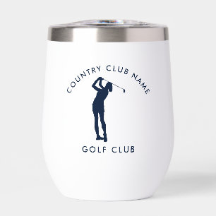 Personalizado Golf Country Club Navy Blue Team Swa