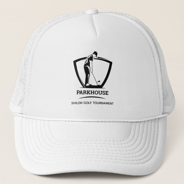 Personalizado Golfistas Nombre Gorra del Torneo de (Anverso)