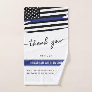 Personalizado Gracias Oficial de Policía Regalo de