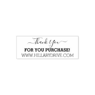 Personalizado Gracias Sello, sello de embalaje Per