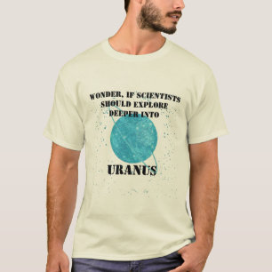 Personalizado Gracioso Camisa Uranus, Pun de Chist