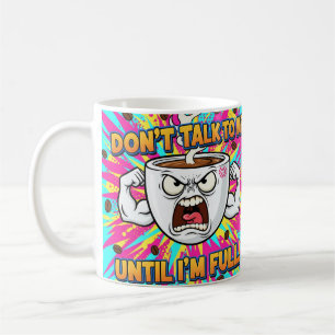 Personalizado gracioso de la Copa del Café enojado
