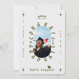 Personalizado Graduación moderna de arco fotográfi