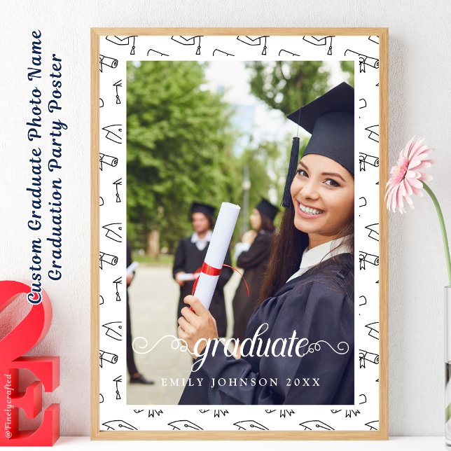 Personalizado Graduado Foto Poster del Partido de  (Subido por el creador)