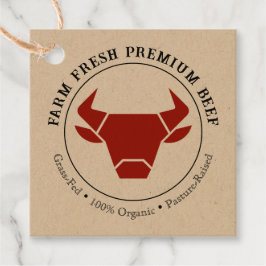 Personalizado Granja Fresca Premium Beef Etiqueta 