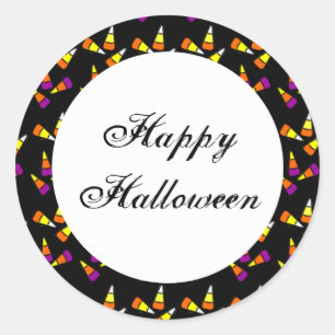 Personalizado Halloween Candy Corn Pegatina