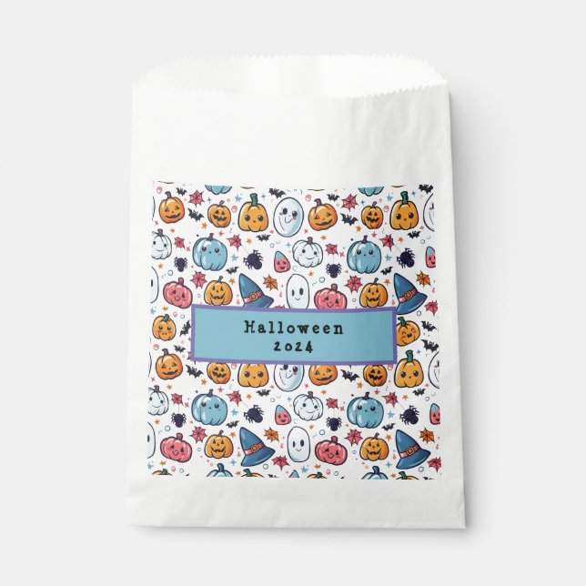 Personalizado Halloween Traer Bolsas Favor (Anverso)