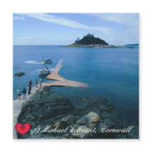 Personalizado Heart St Michaels Monte Cornwall con
