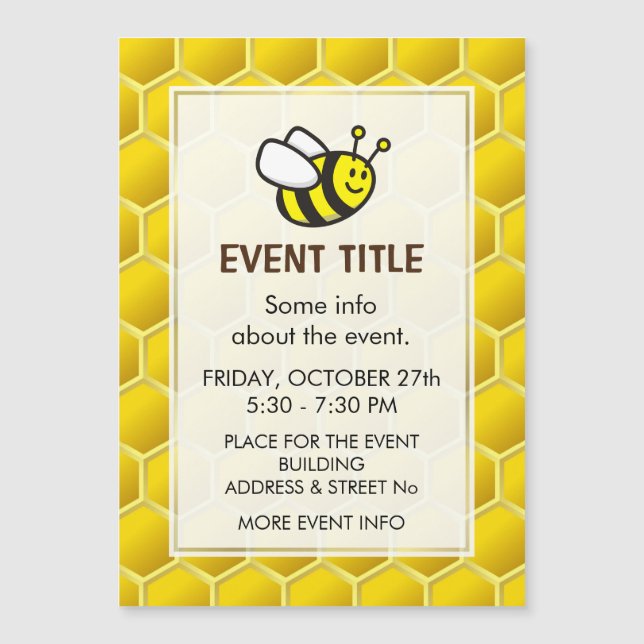 Personalizado Honeybee (Anverso)