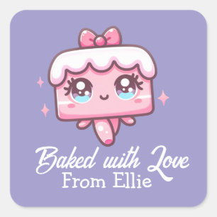 Personalizado horneado con Pegatinas del pastel de