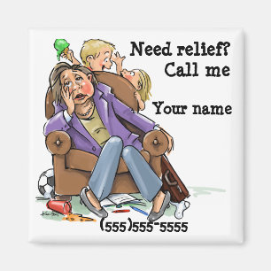 Personalizado Housecleaning del imán del