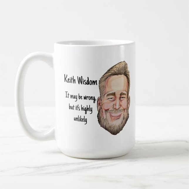 Personalizado Hubby - 15 oz. Jarra (Izquierda)