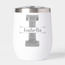 Personalizado I Primer Monograma Plata Su Nombre