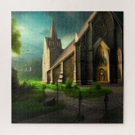 Personalizado Iglesia Fantasía Art 02 rompecabezas