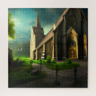 Personalizado Iglesia Fantasía Art 02 rompecabezas