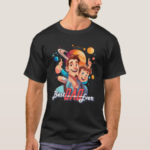 Personalizado Ilustró la mejor camiseta de papá