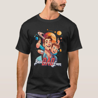Personalizado Ilustró la mejor camiseta de papá