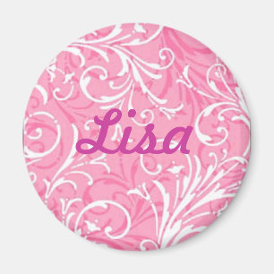 Personalizado Imán Ornamental Rosa