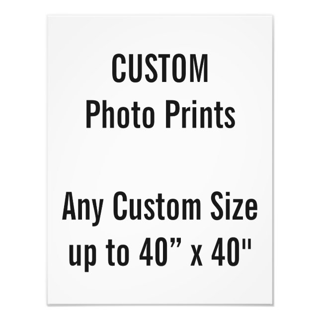 Personalizado Impresión fotográfica de 14" x 18" ( (Frente)