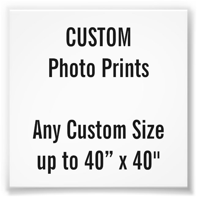 Personalizado Impresión fotográfica de 4" x 4" (o  (Frente)