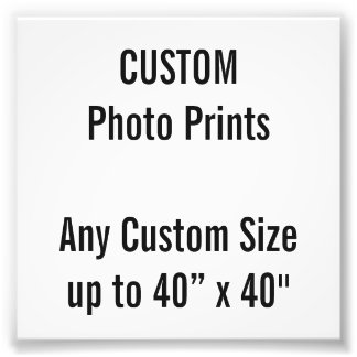 Personalizado Impresión fotográfica de 4" x 4" (o