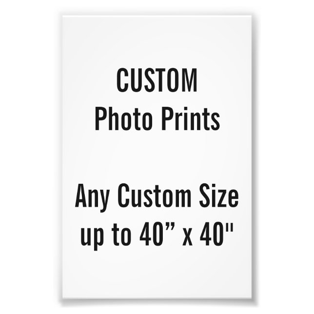 Personalizado Impresión fotográfica de 4" x 6" (o  (Frente)