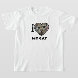 Personalizado infantil "I Heart" Foto y camiseta d