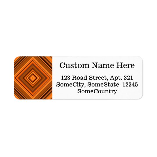 Personalizado Info + Modelo de los cuadrados de Etiquetas De Remite