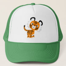 Personalizado ingenioso Gorra de tigre