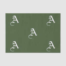 Personalizado INICIAL de papel de tejidos