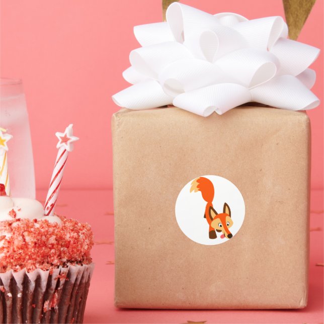 Personalizado Inquisitivo, Pegatina Fox (Fiesta)